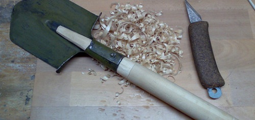 Изготовление рукоятки для лопаты