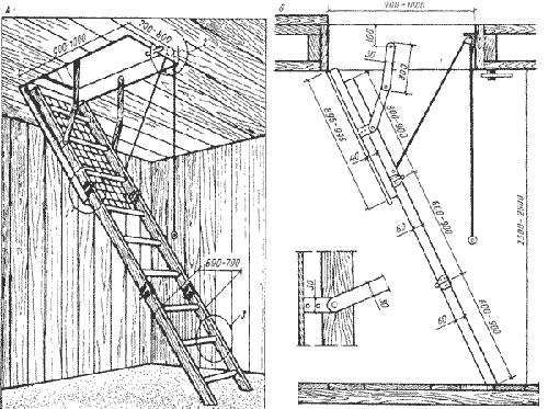 Katlanabilir çatı katı merdiven-on-varlıklar