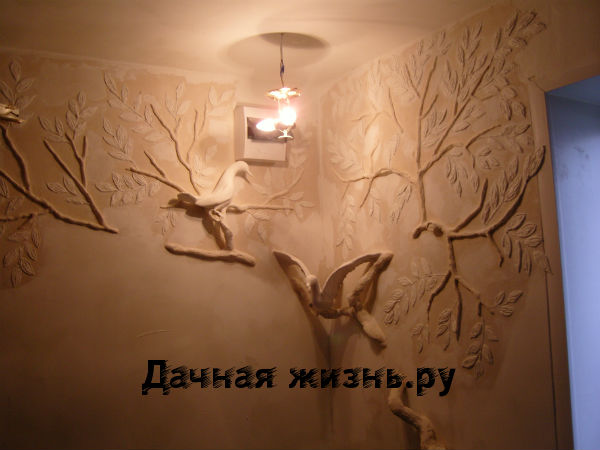 Декоративное панно из гипса: гипсовое панно на стену своими руками