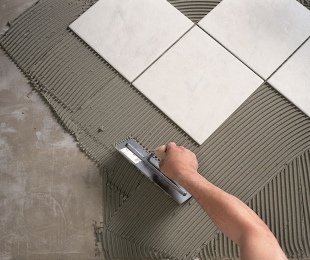 Ceramic tile floors