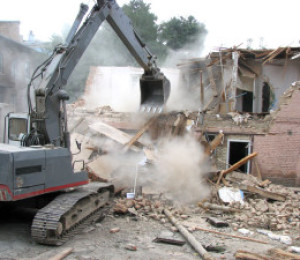 O custo de demolição em casa em Moscou