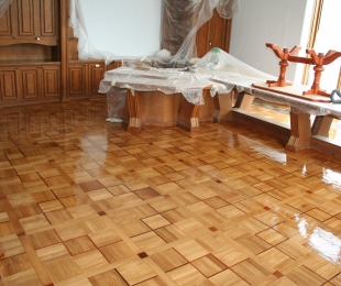 Tecnologia de reparo de piso de madeira